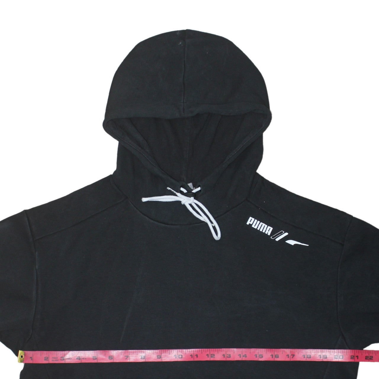 Puma Men Black Pullover Hoodie Size S Regular Fit Sports Fleece