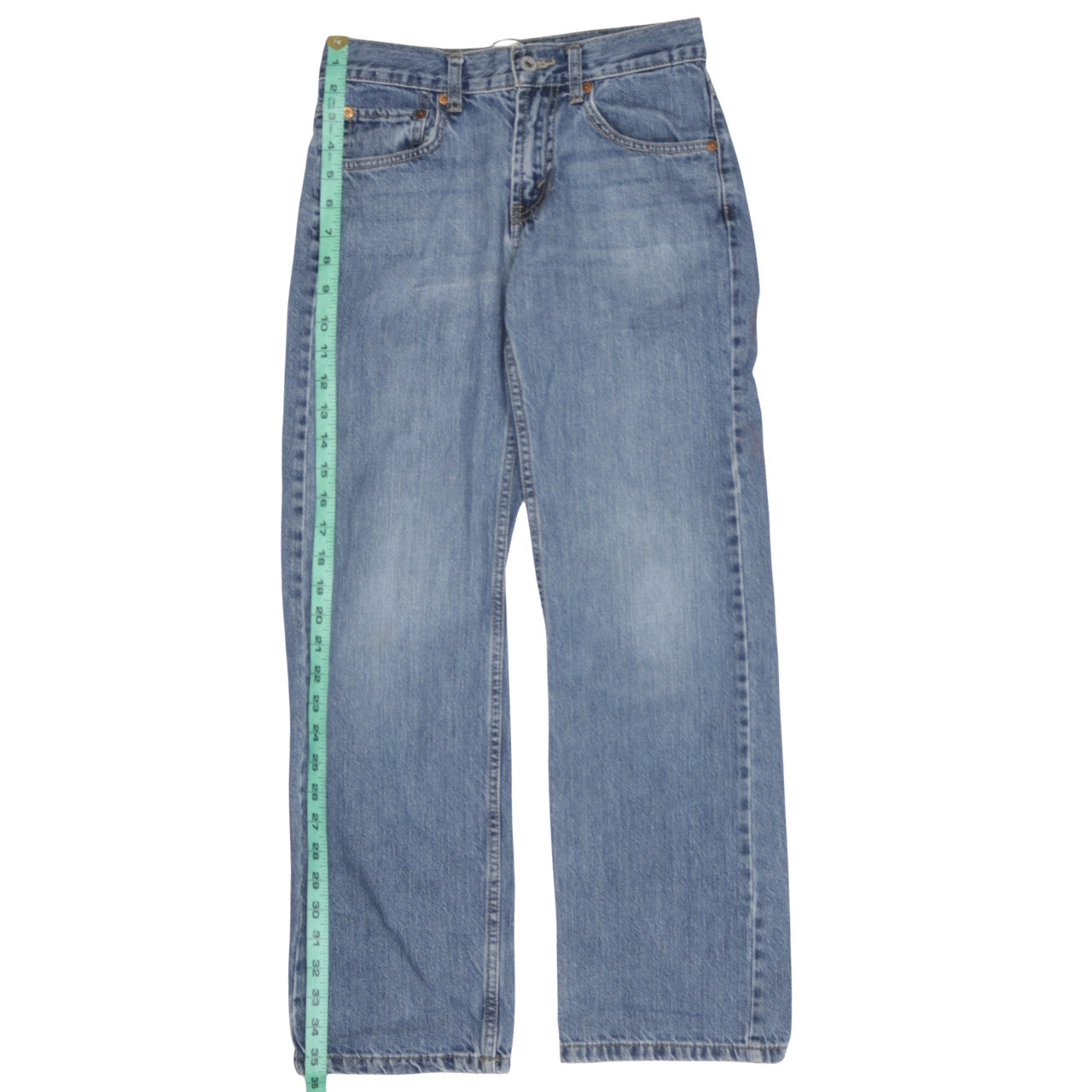 Levi's Boys Blue 550 Relaxed Fit Denim Jeans Size 12 Years Straight Leg