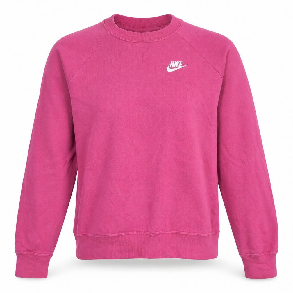 Nike Womens Pink XS Pullover Sweatshirt with Logo
