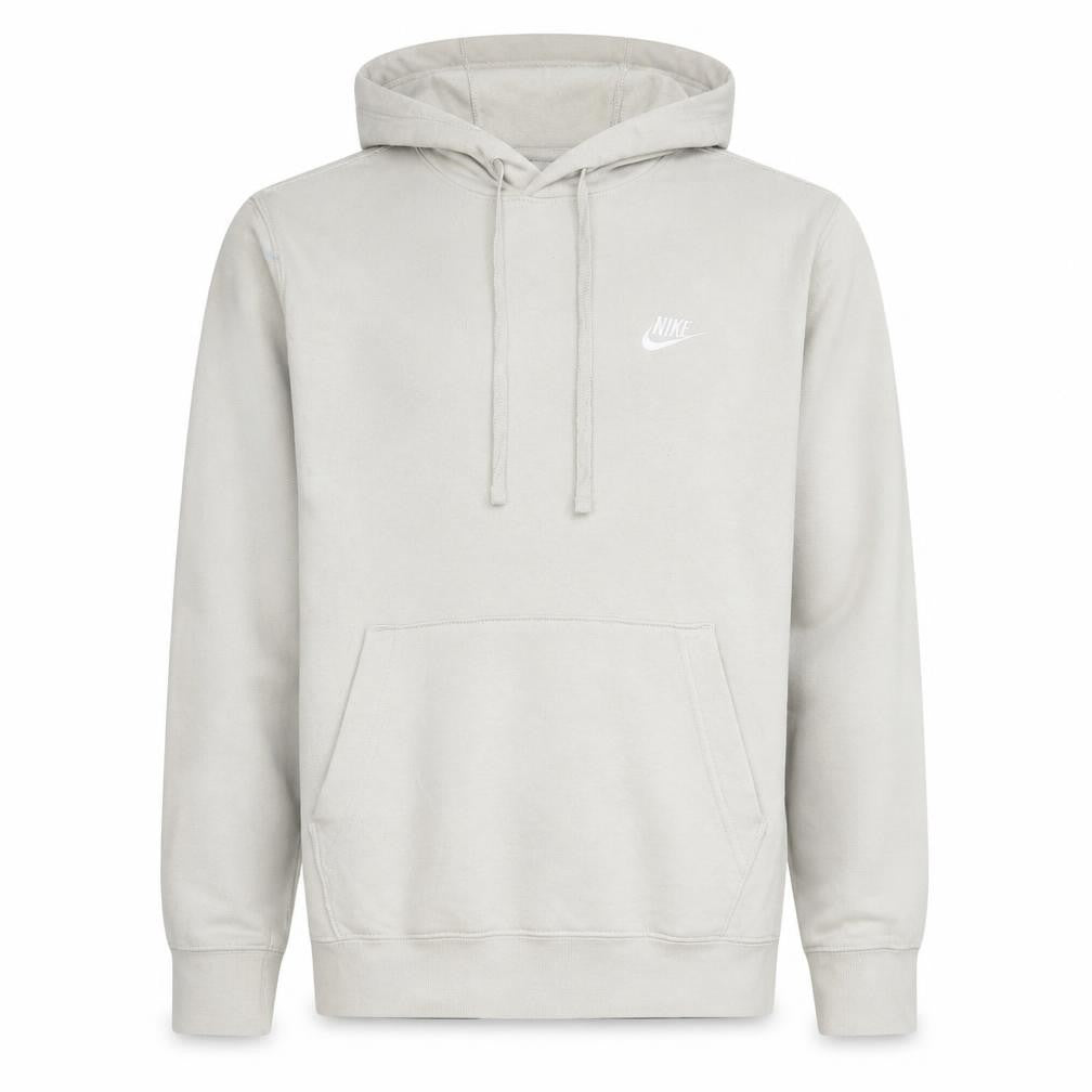 Nike Men's Beige Pullover Hoodie Small Regular Fit Fleece