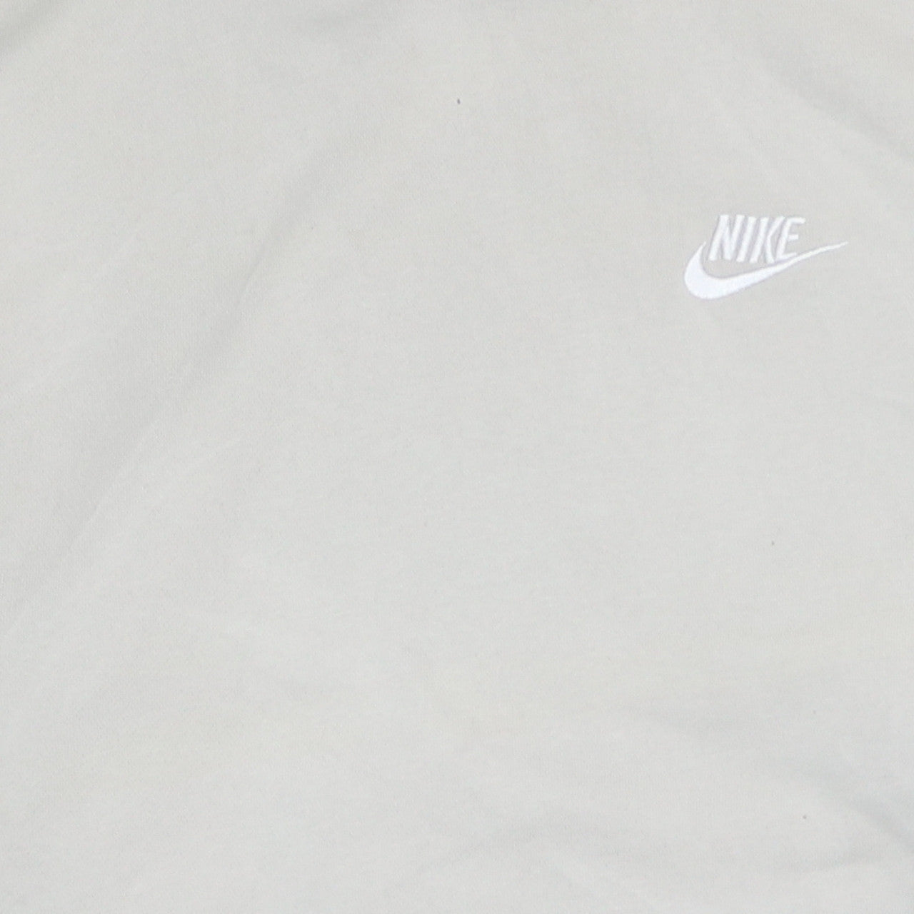 Nike Men's Beige Pullover Hoodie Small Regular Fit Fleece