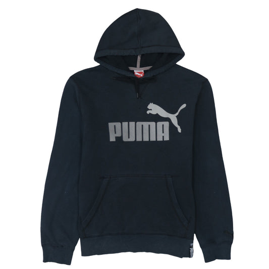 Puma Men's Black XL Pullover Hoodie with Logo