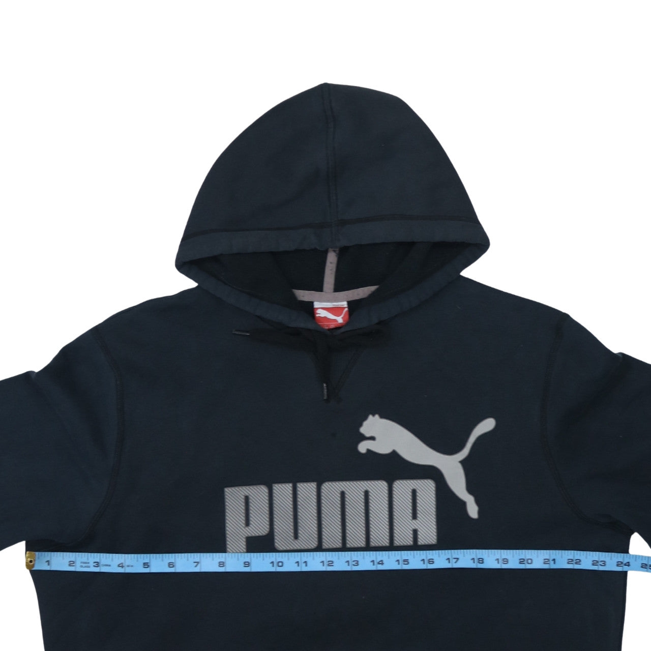 Puma Men's Black XL Pullover Hoodie with Logo