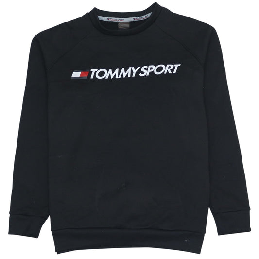 Tommy Sport Men's Black M Crew Neck Pullover Sweatshirt