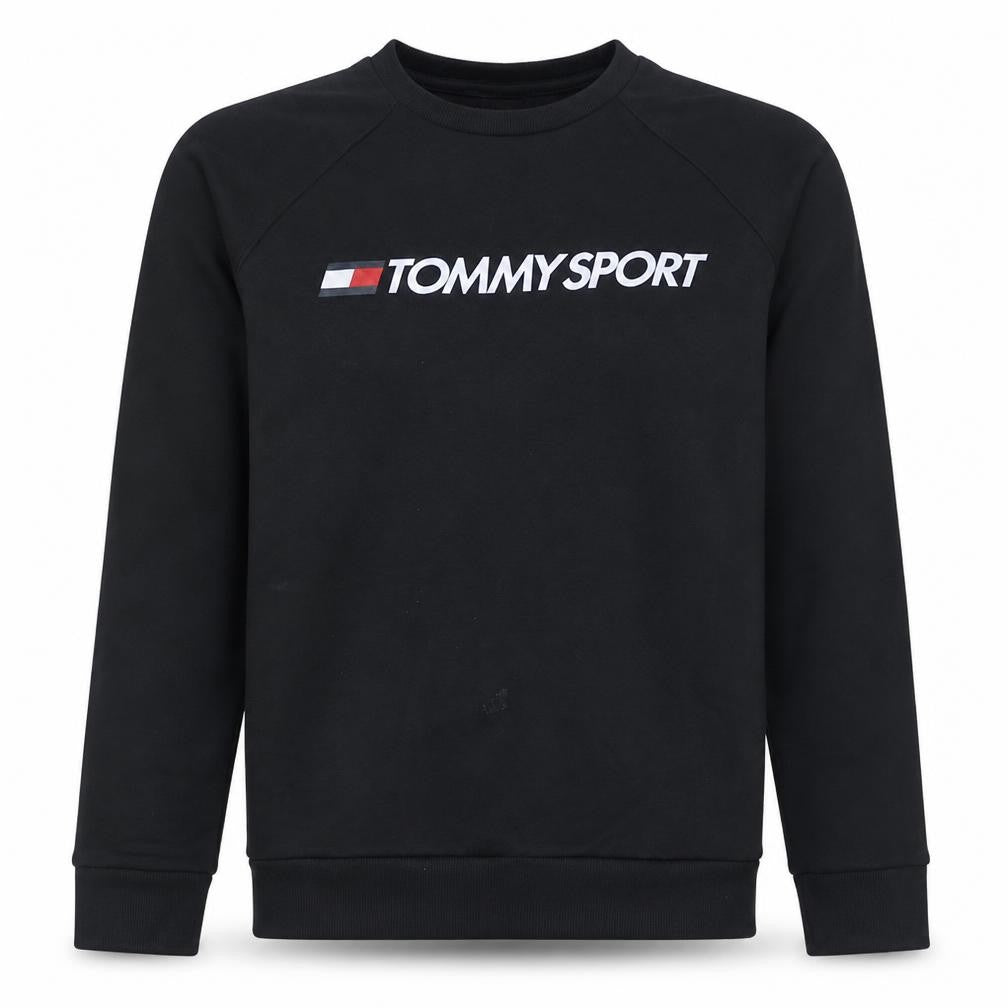 Tommy Sport Men's Black M Crew Neck Pullover Sweatshirt