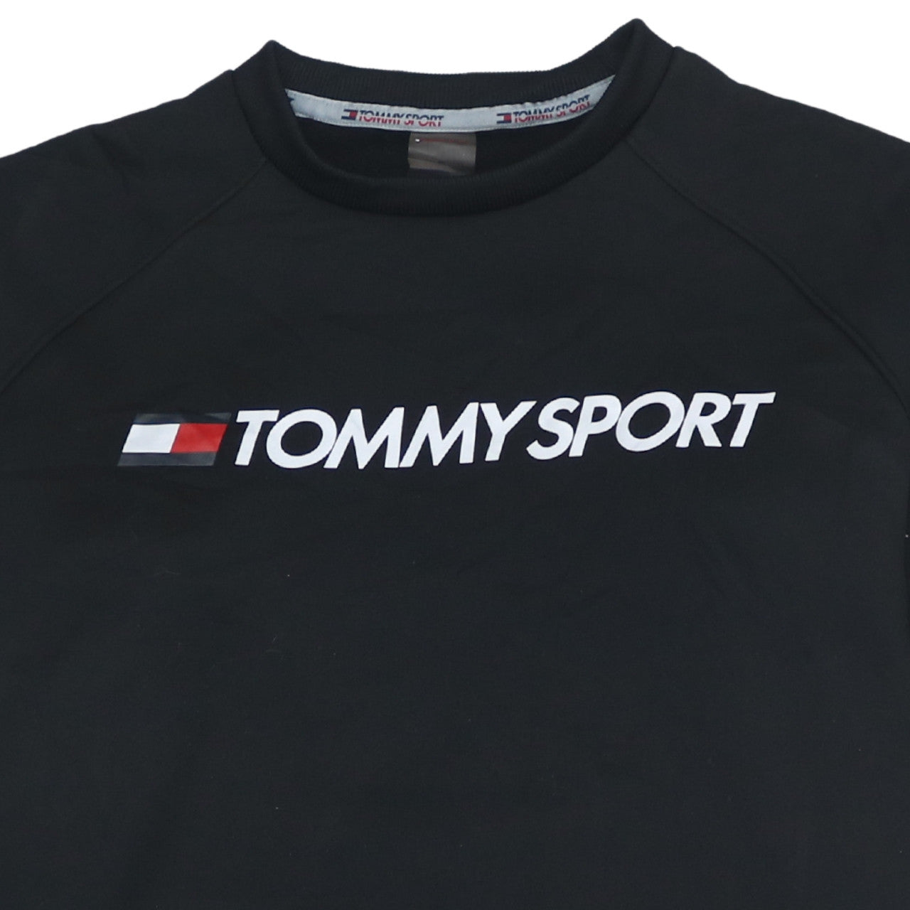 Tommy Sport Men's Black M Crew Neck Pullover Sweatshirt