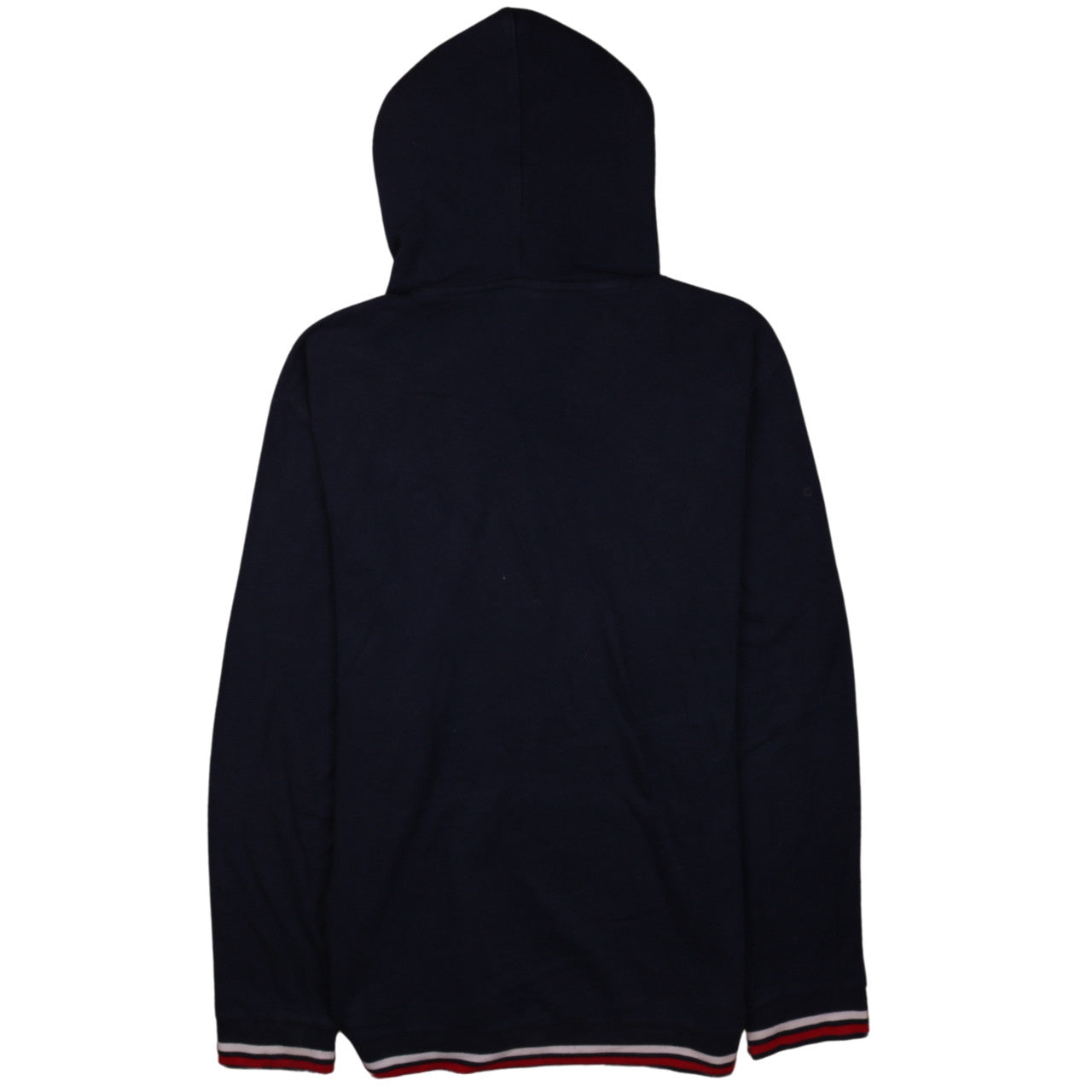 Tommy Hilfiger Men's Blue XL Pullover Hoodie with Logo Trim