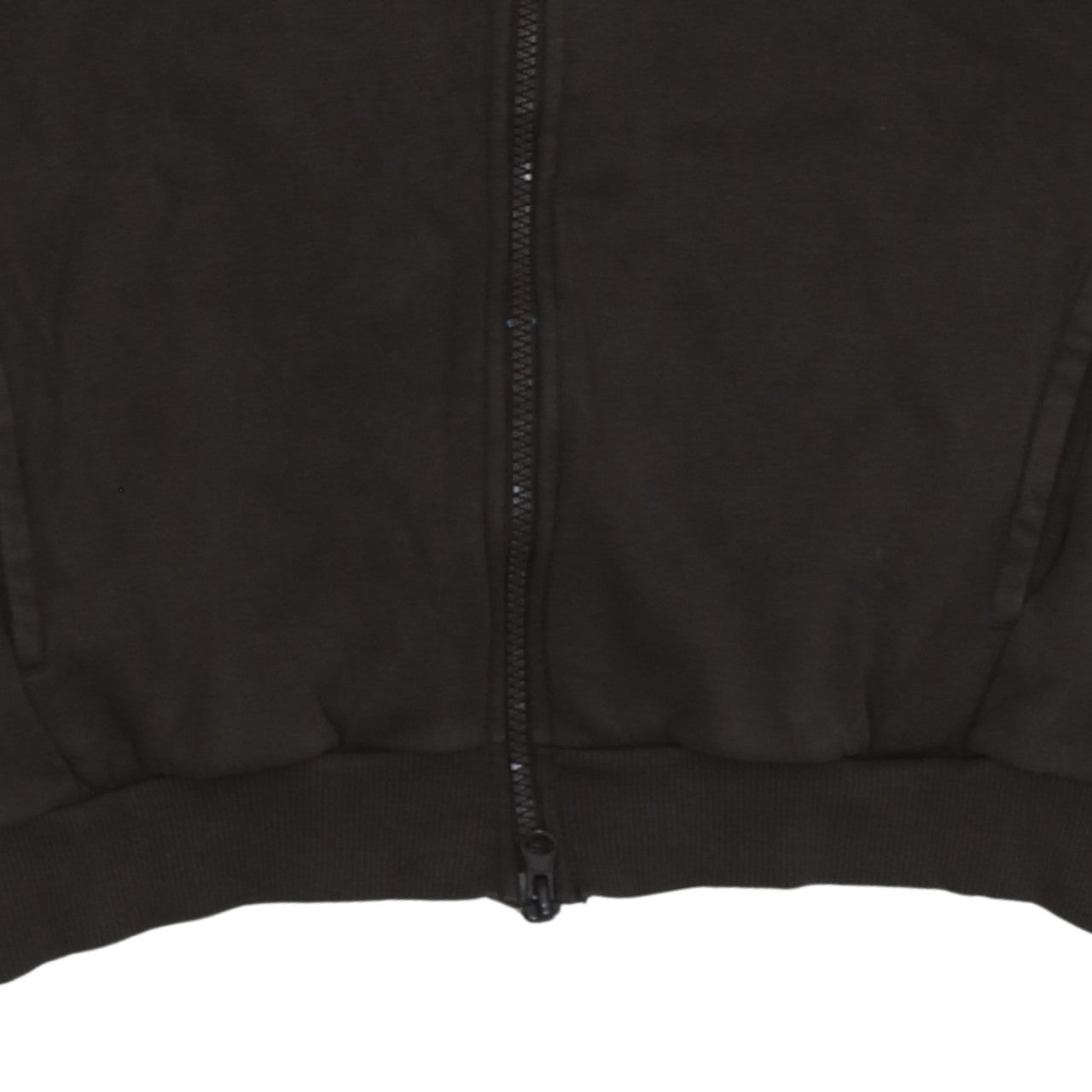 Nike Boys Black Full Zip Hoodie 146cm Fleece Lined Sportswear
