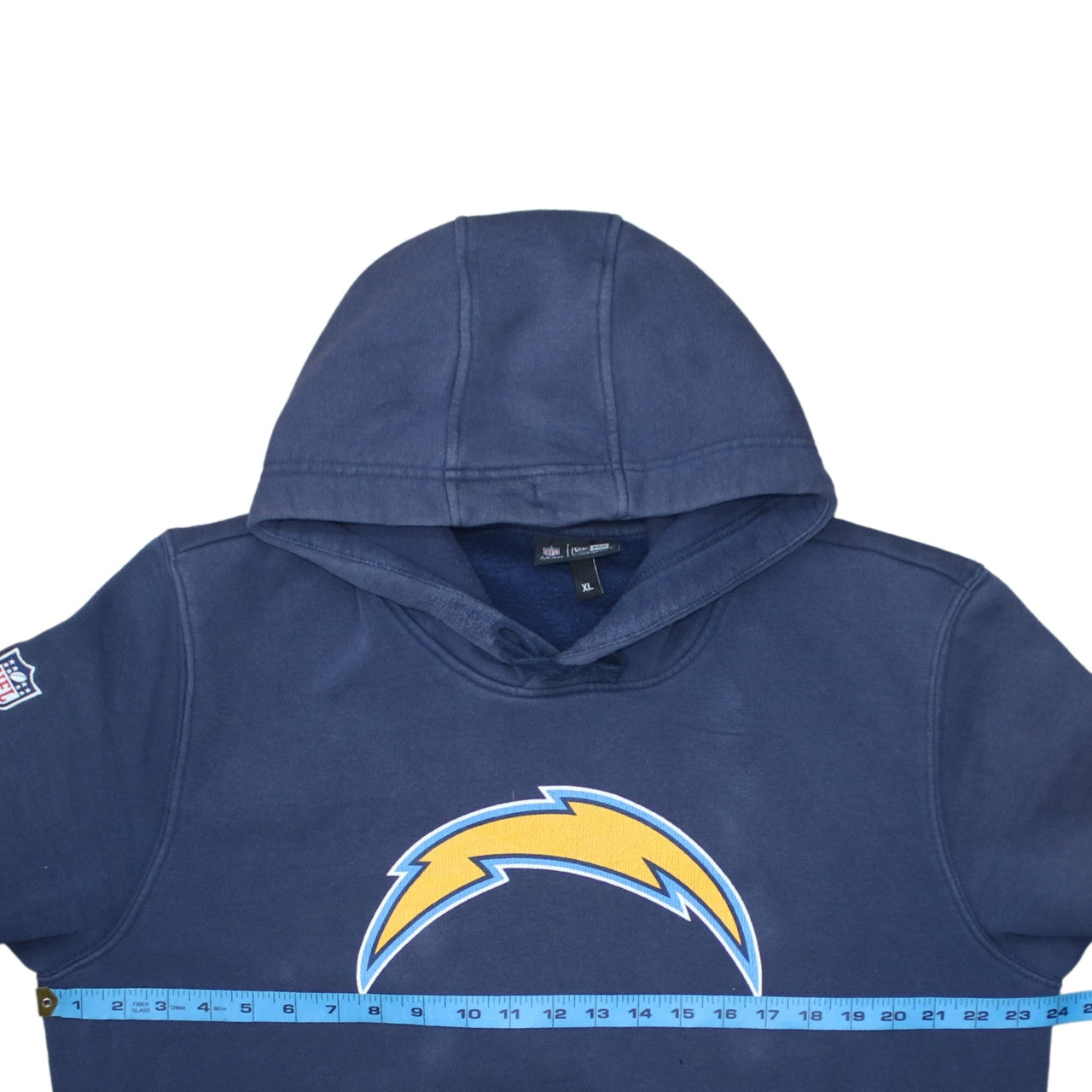 New Era Men's Blue XL Pullover Hoodie NFL Charger Logo Sportswear