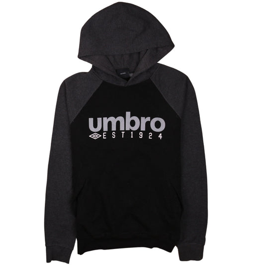 Umbro Men's Black Small Pullover Hoodie Sports Fleece