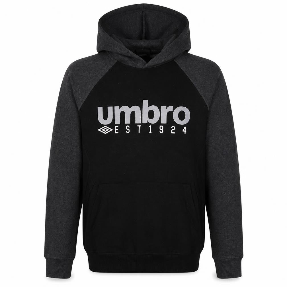 Umbro Men's Black Small Pullover Hoodie Sports Fleece