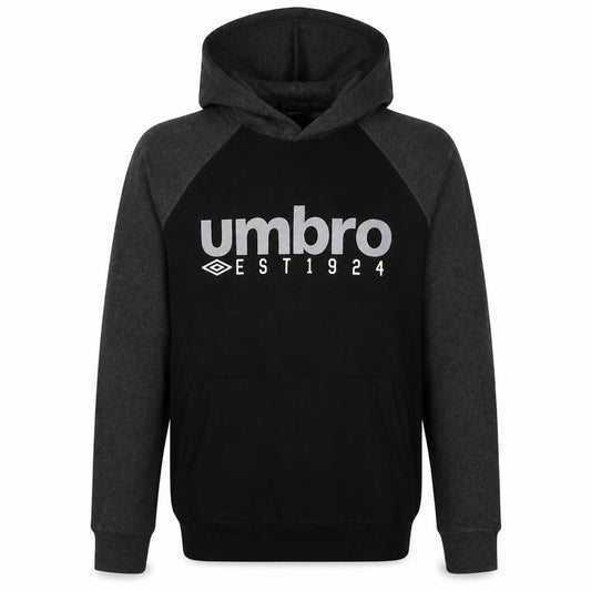 Umbro Men's Black Small Pullover Hoodie Sports Fleece