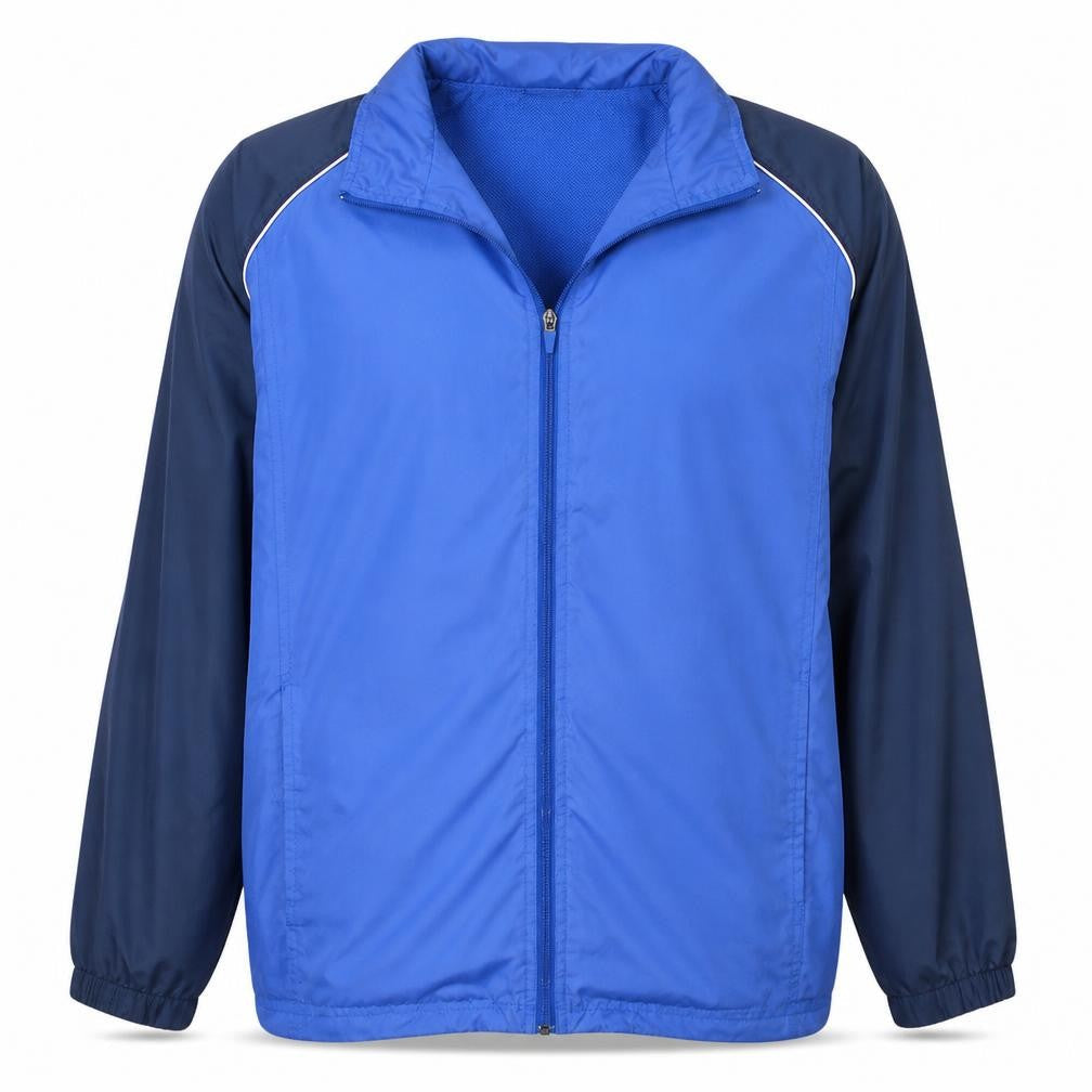 Nike Men's Blue Medium Windbreaker Jacket Lightweight Full Zip