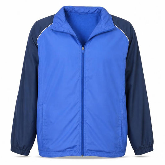 Nike Men's Blue Medium Windbreaker Jacket Lightweight Full Zip