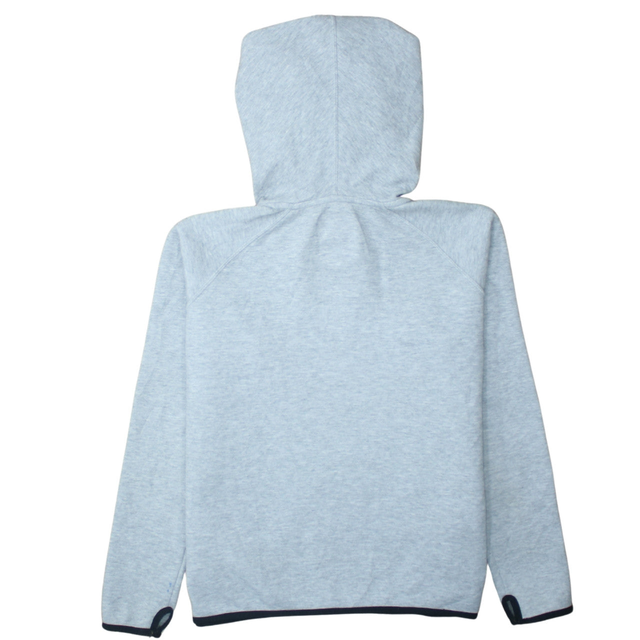 Nike Women Grey Hoodie Large Pullover Long Sleeve Cotton Blend