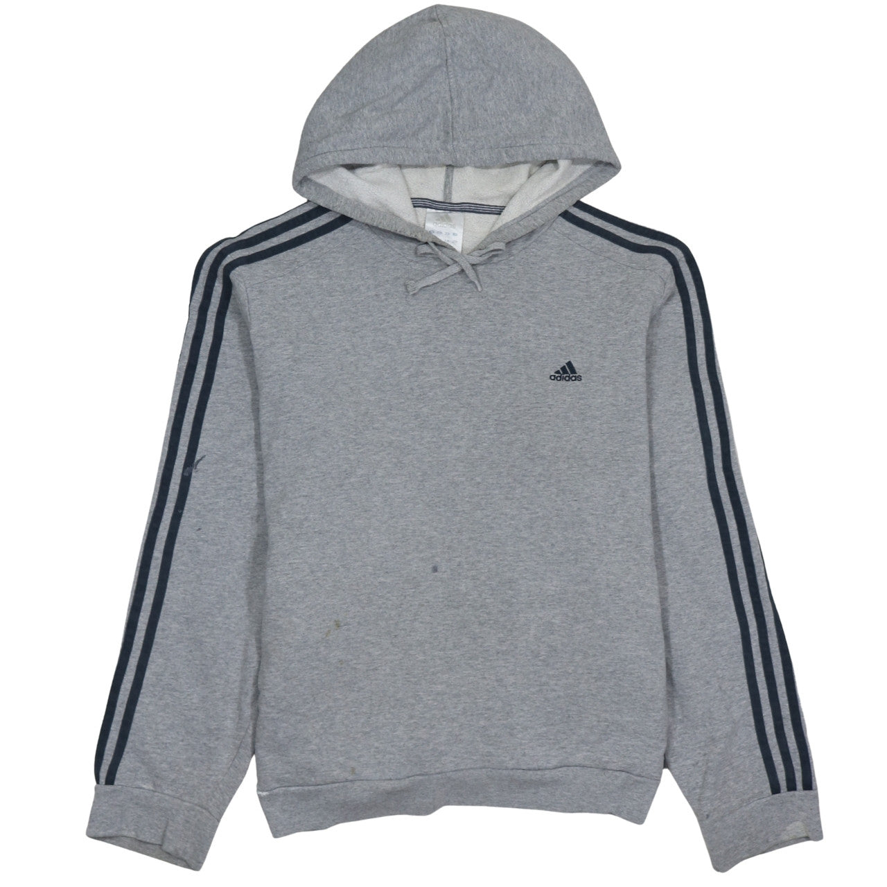 adidas Mens Grey Pullover Hoodie L Regular Fit Sportswear