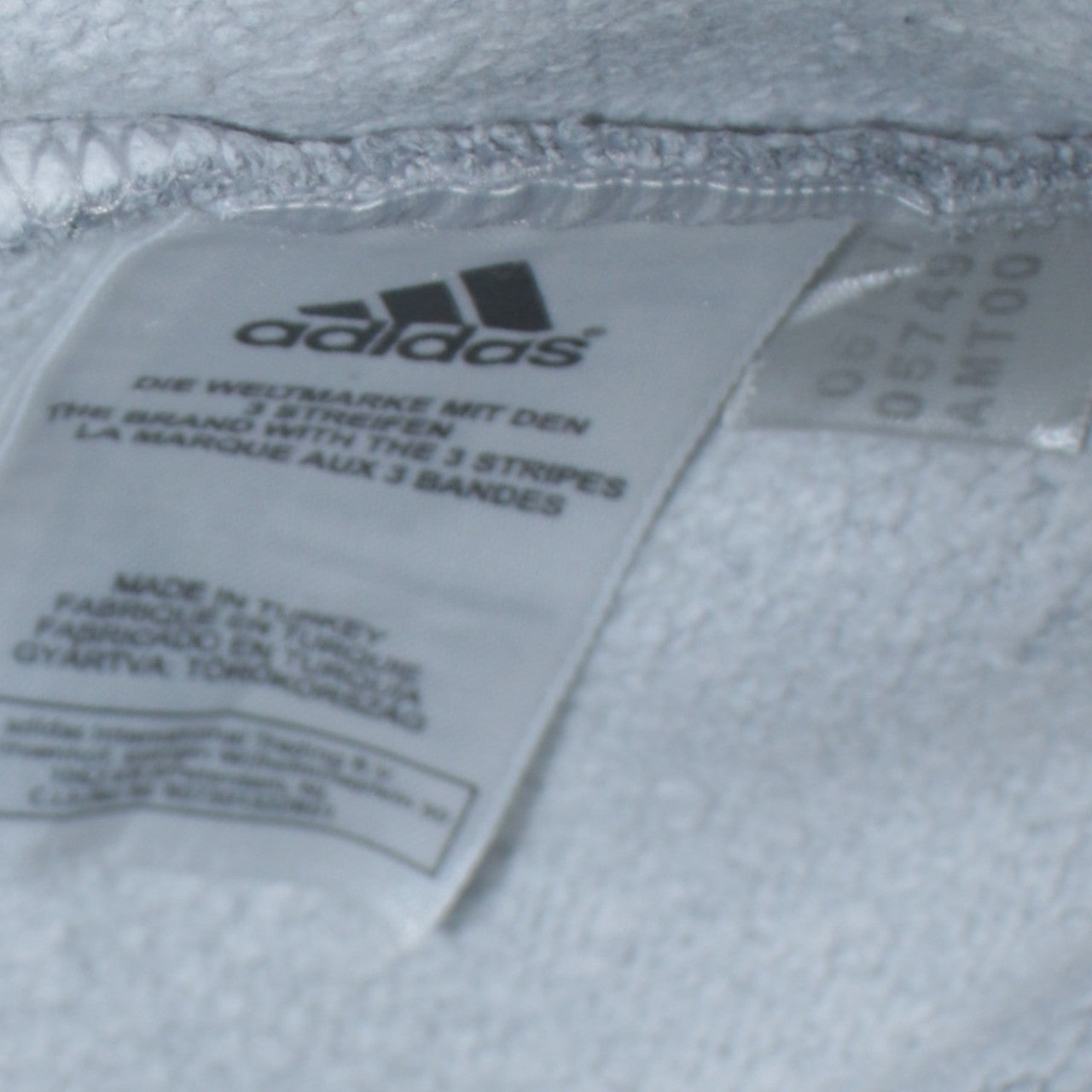 adidas Mens Grey Pullover Hoodie L Regular Fit Sportswear