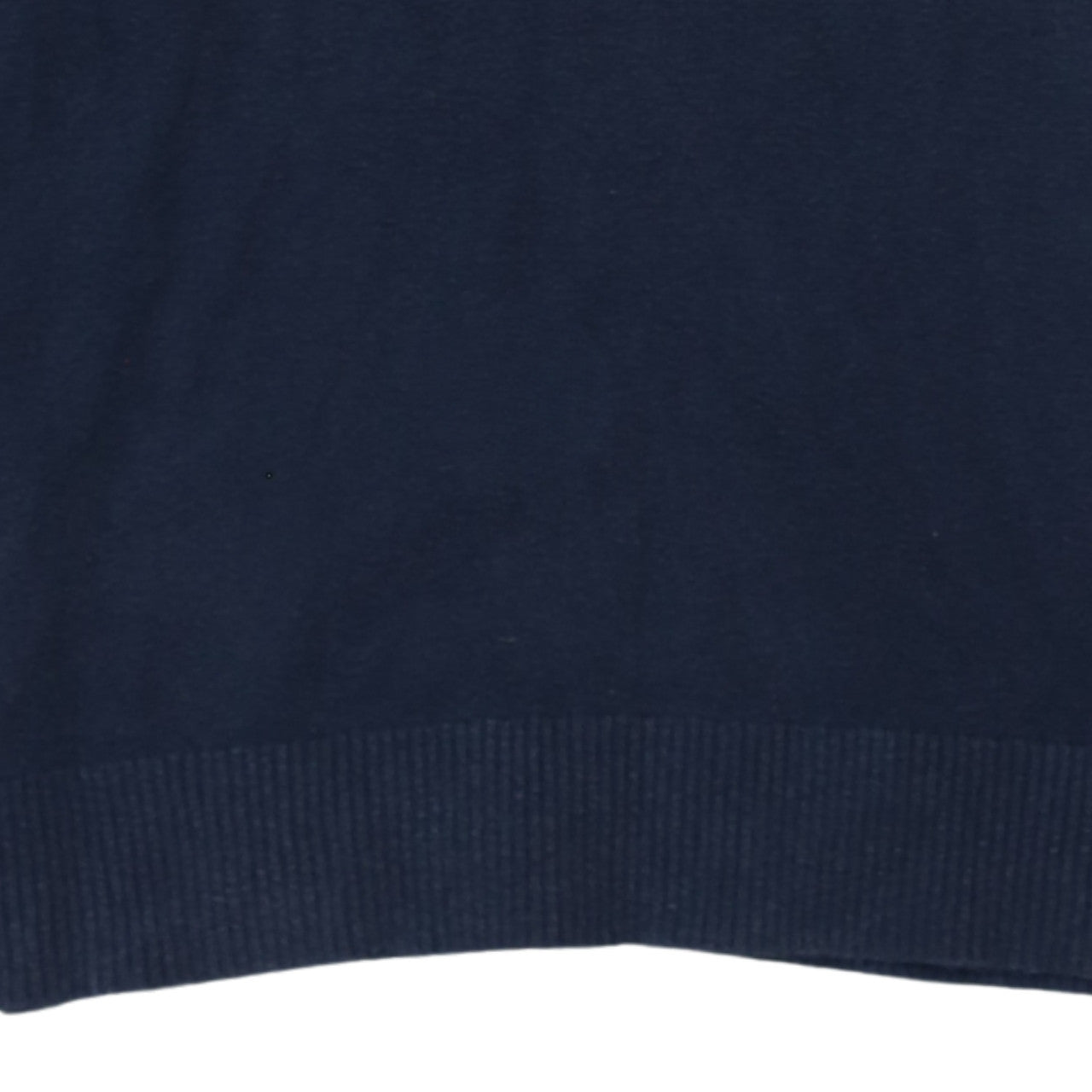 Tommy Hilfiger Men’s Blue V-Neck Cotton Cashmere Pullover Sweatshirt M