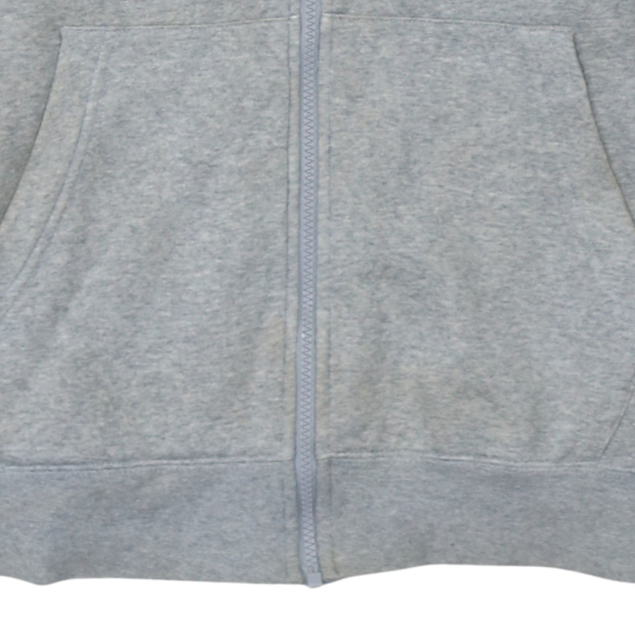 Nike Men’s Grey Full Zip Hoodie M Fleece Lined Sportswear