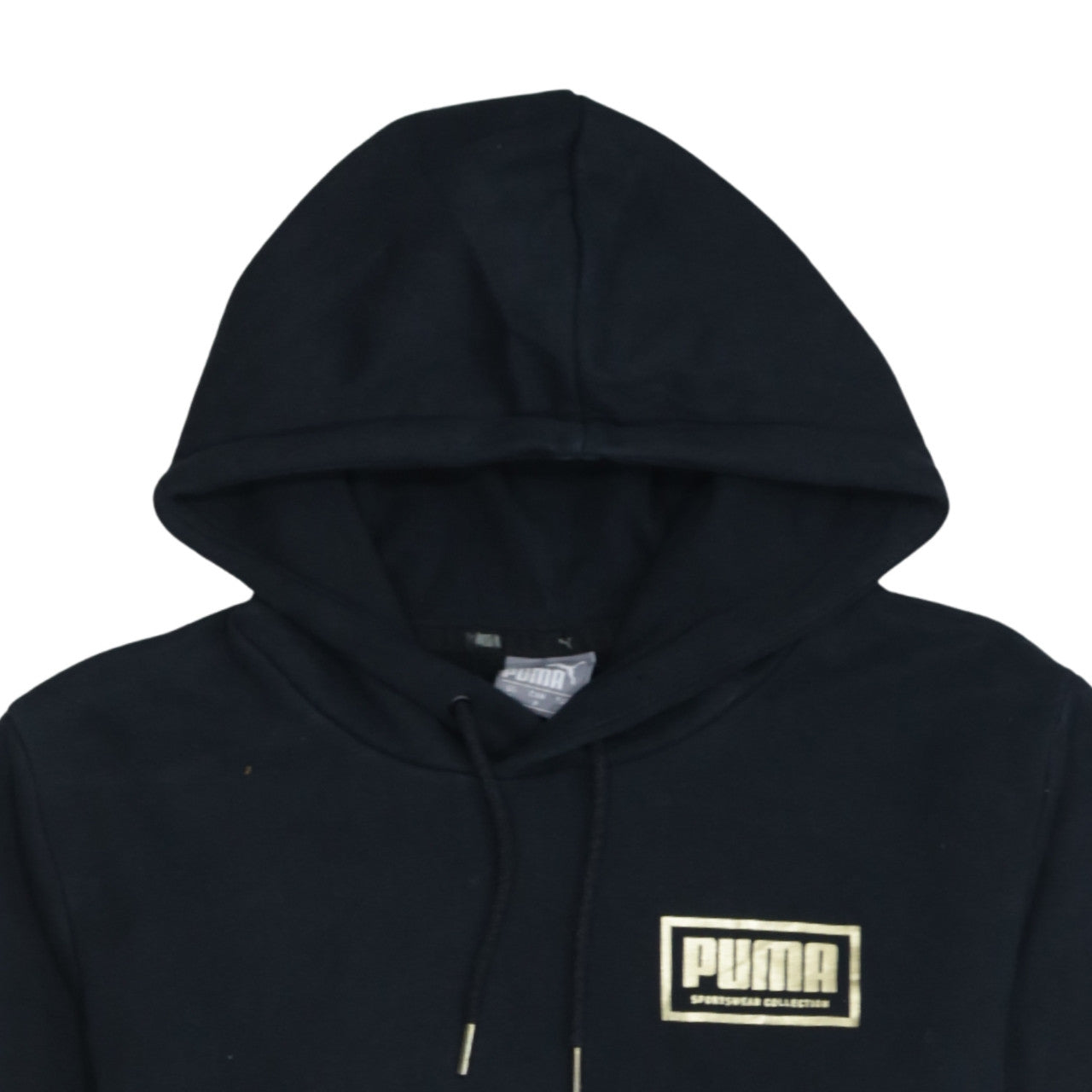 Puma Men's Black Pullover Hoodie S Sportswear Collection Fleece