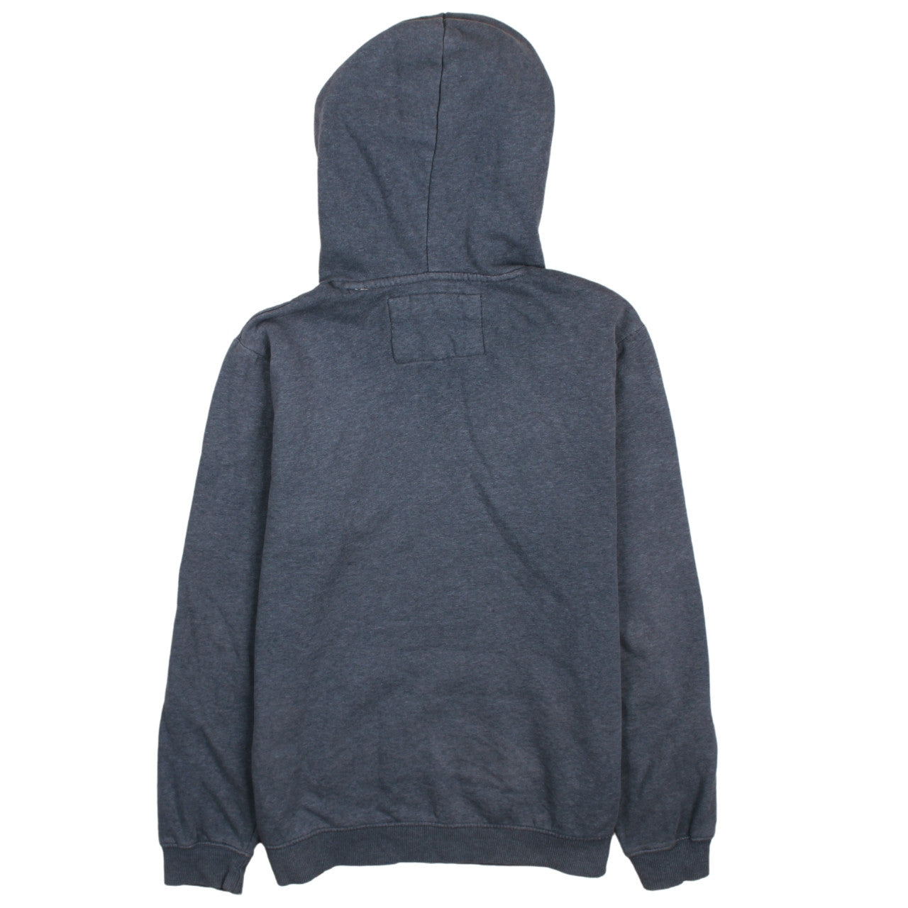 Quiksilver Men Grey Pullover Hoodie Small Graphic Logo