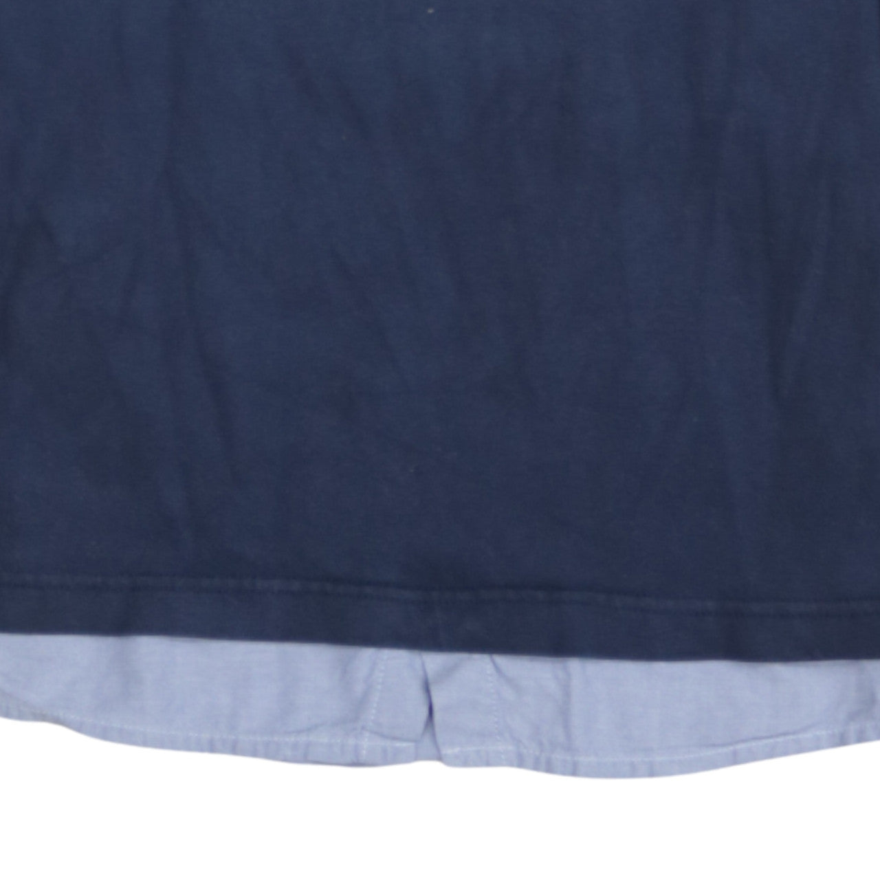 Tommy Hilfiger Men's Blue Collared Long Sleeve Vintage Fit Sweatshirt M