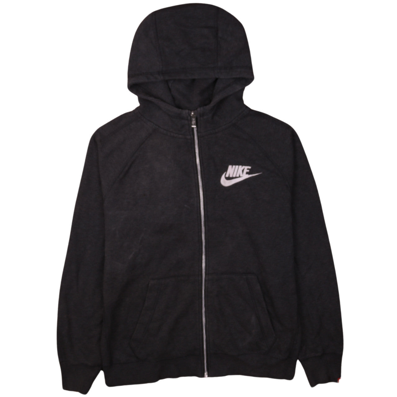 Nike Women's Black Full Zip Hoodie XL Relaxed Fit
