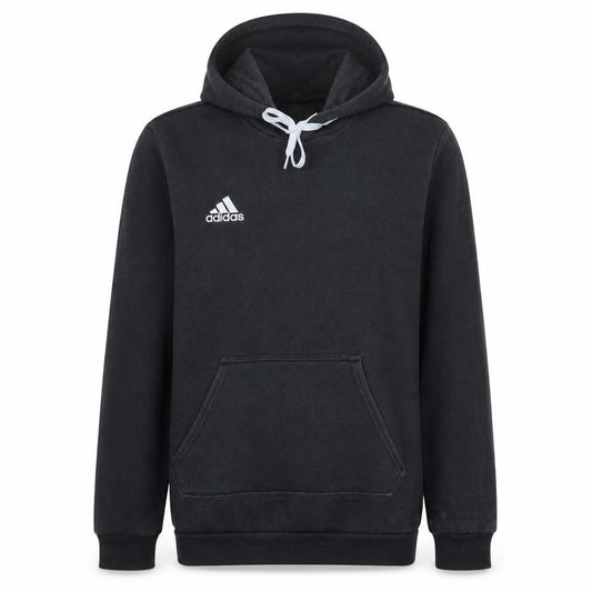 Adidas Men's Black Pullover Hoodie M Sports Fleece Sweatshirt