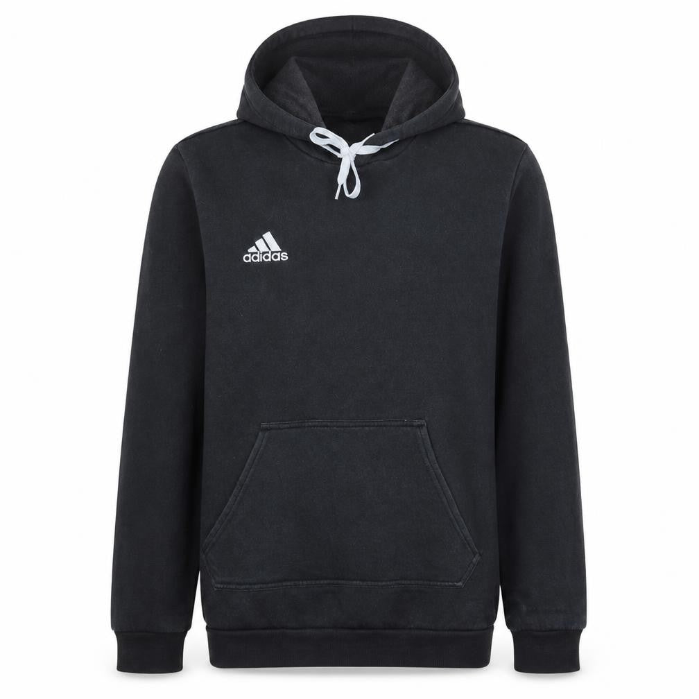 Adidas Men's Black Pullover Hoodie M Sports Fleece Sweatshirt