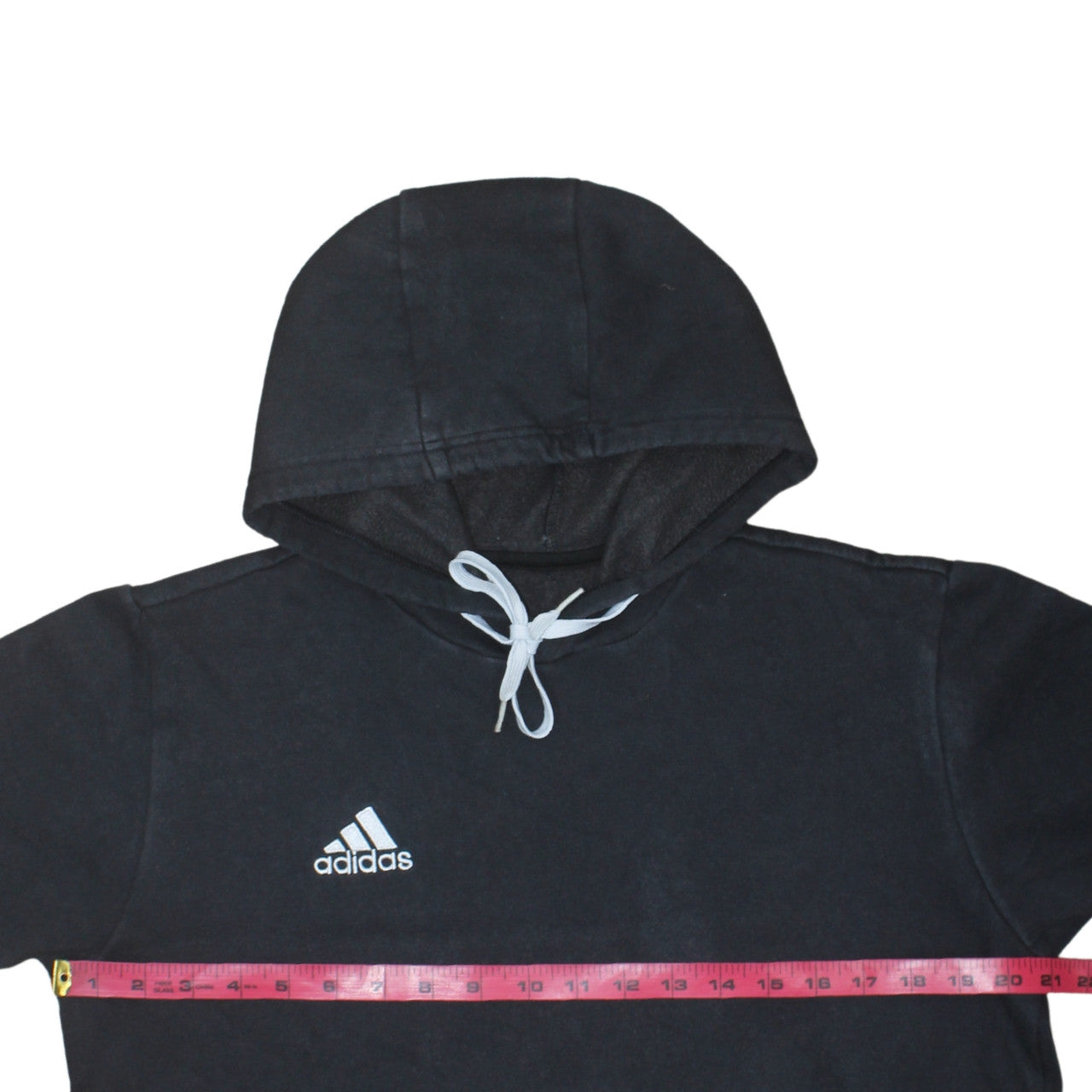 Adidas Men's Black Pullover Hoodie M Sports Fleece Sweatshirt