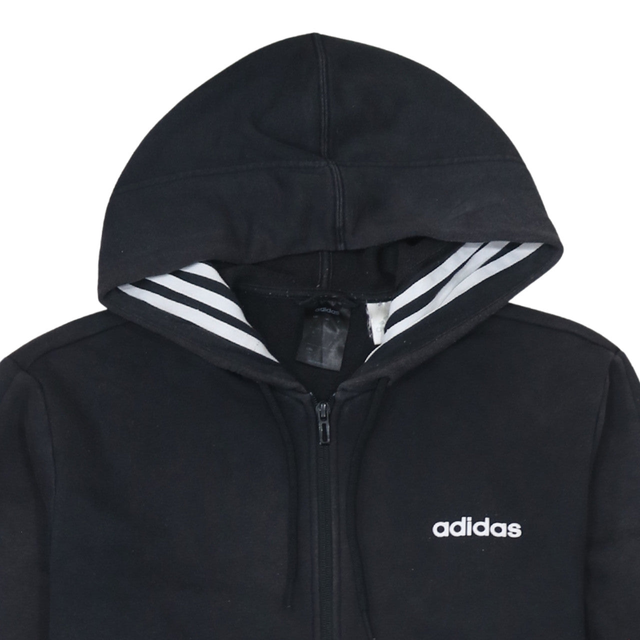 Adidas Men’s Black Full Zip Hoodie Size M Sportswear