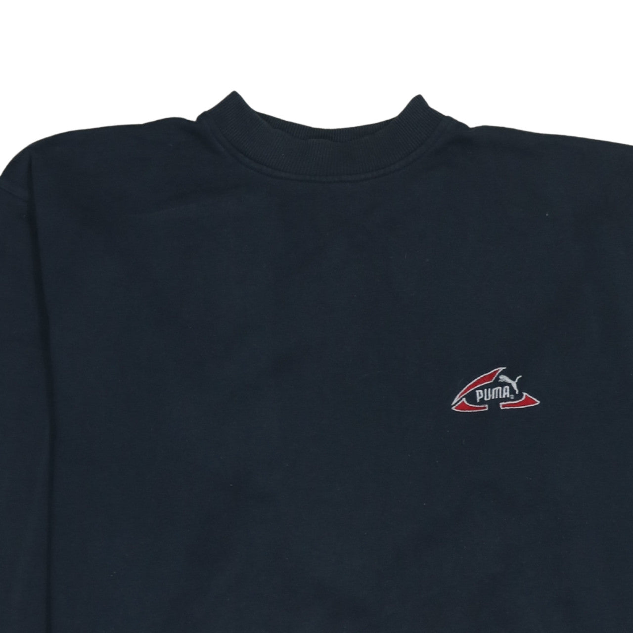 Puma Men’s Blue XL Pullover Sweatshirt Vintage Logo Fleece