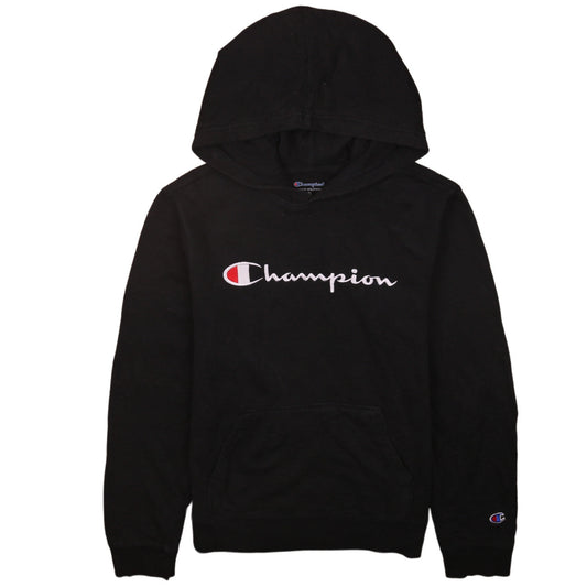Champion Womens Black XL Pullover Hoodie Sweatshirt
