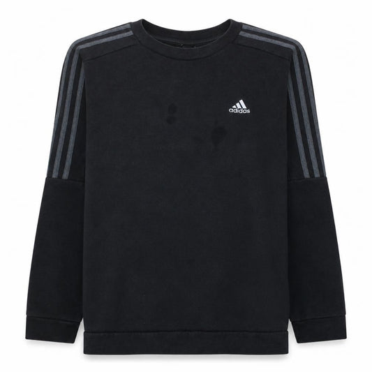 Adidas Men's Black XL Pullover Sweatshirt Crew Neck Fleece Sports Top