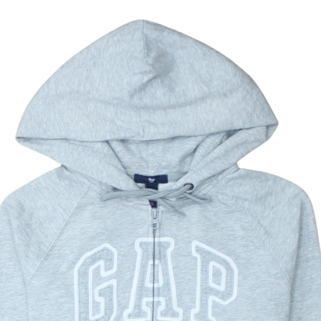 GAP Women Grey Full Zip Hoodie Small Cotton Blend Casual