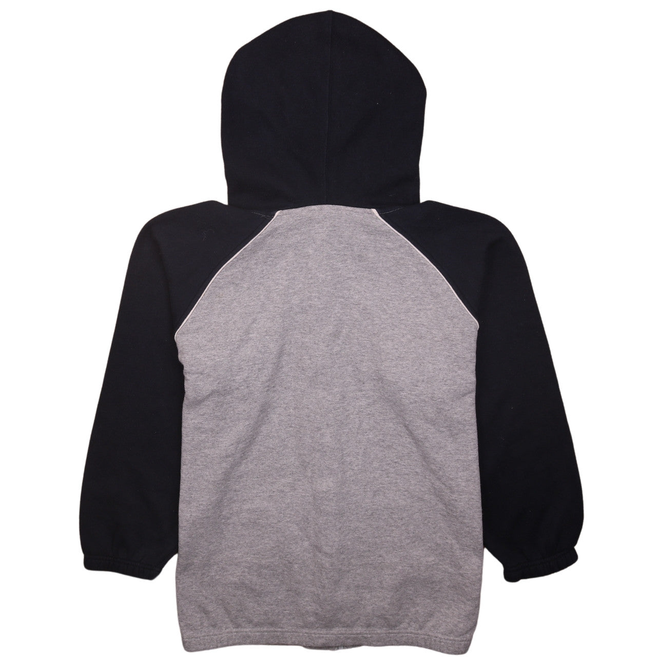 IZOD Women's Grey & Black Full Zip Hoodie Size XL (18) Cotton Blend