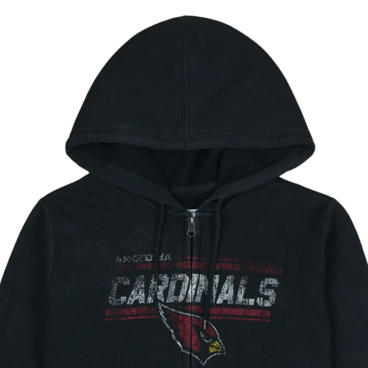NFL Team Apparel Unisex Black Full Zip Hoodie L Fleece Sportswear