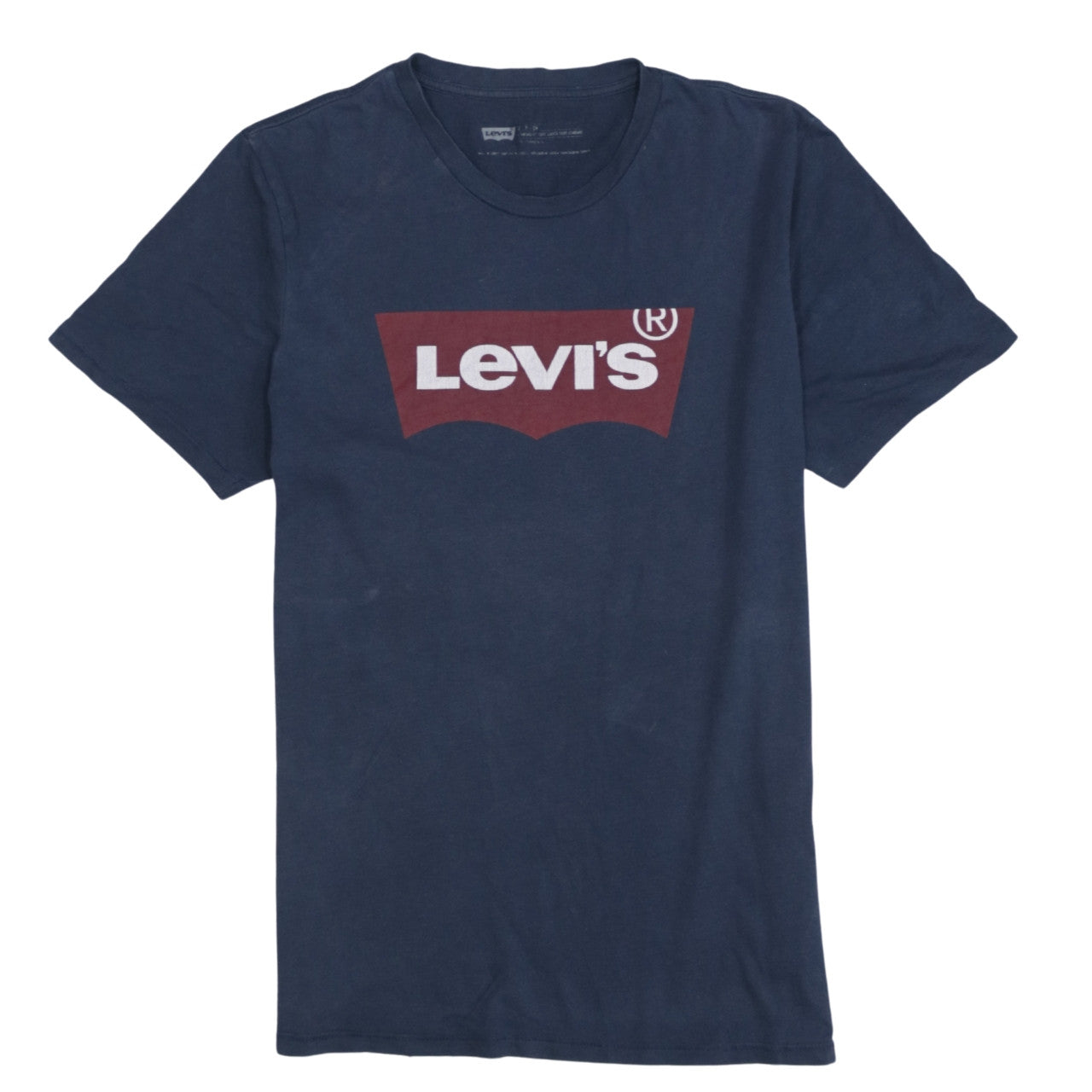 Levi's Men's Blue Graphic Logo Regular Fit Cotton T-Shirt Size S