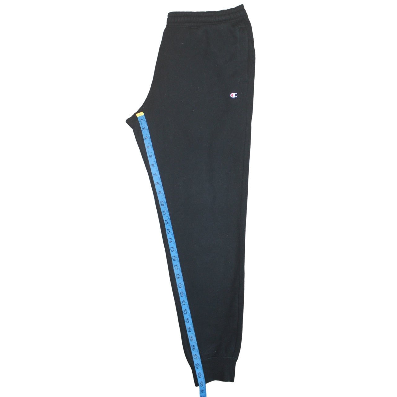 Champion Mens Black Jogger Sweatpants L Elastic Waist Activewear