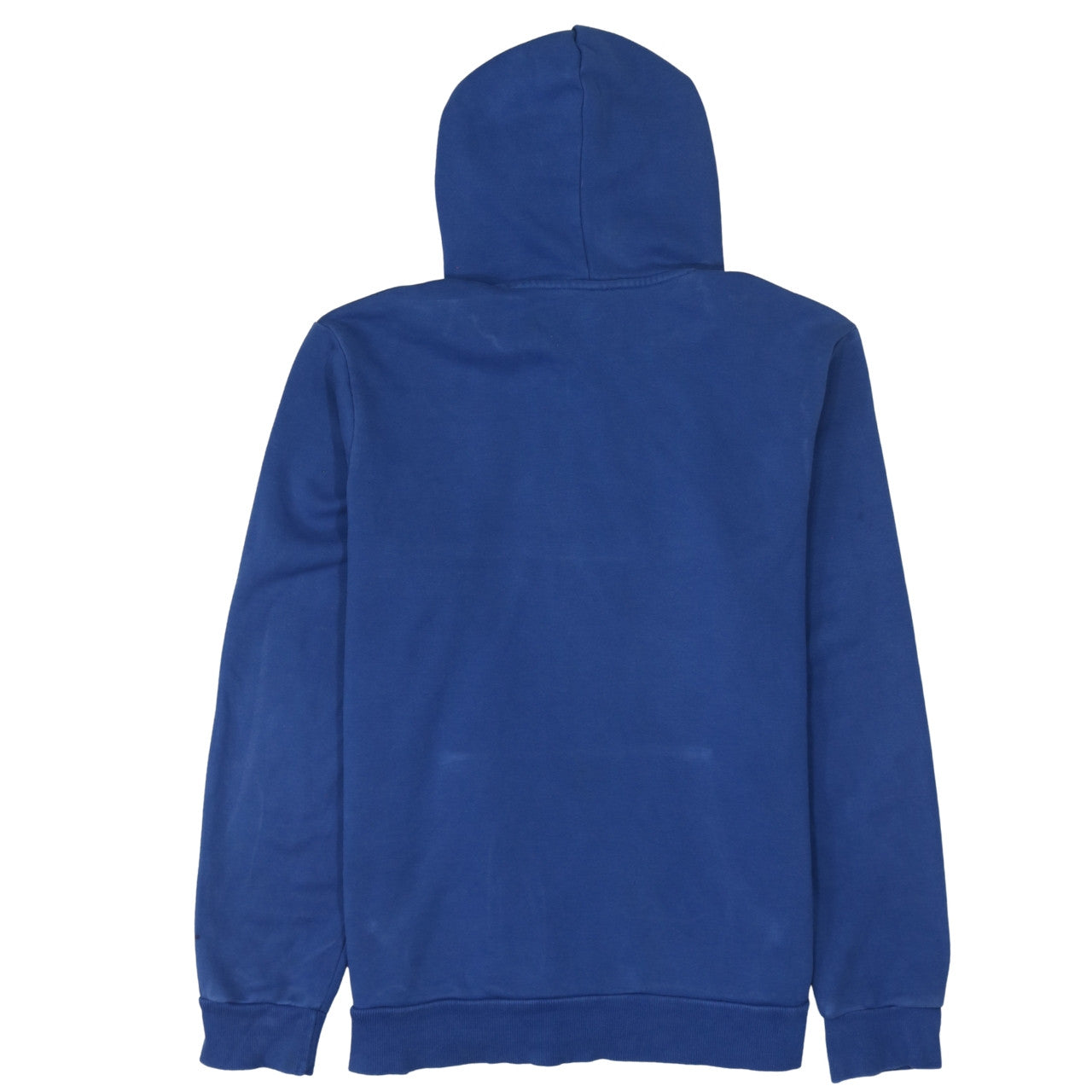Puma Mens Blue Pullover Hoodie L Logo Sports Fleece Sweatshirt