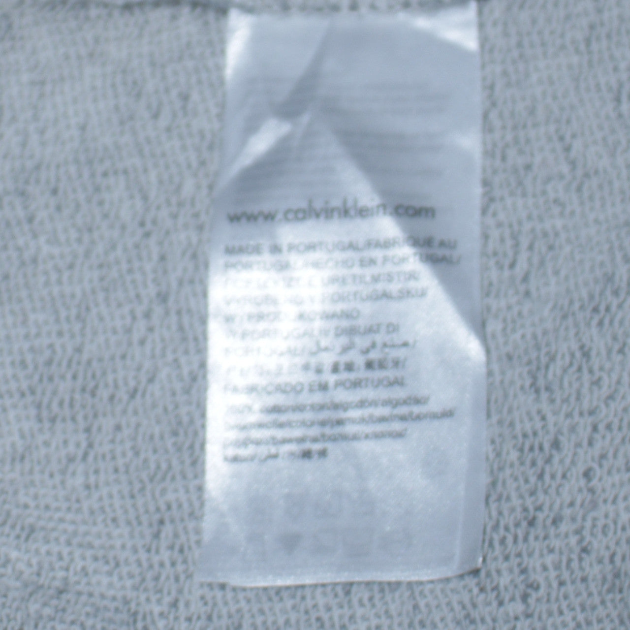 Calvin Klein Jeans Men's Grey Logo Crew Neck Sweatshirt Size L