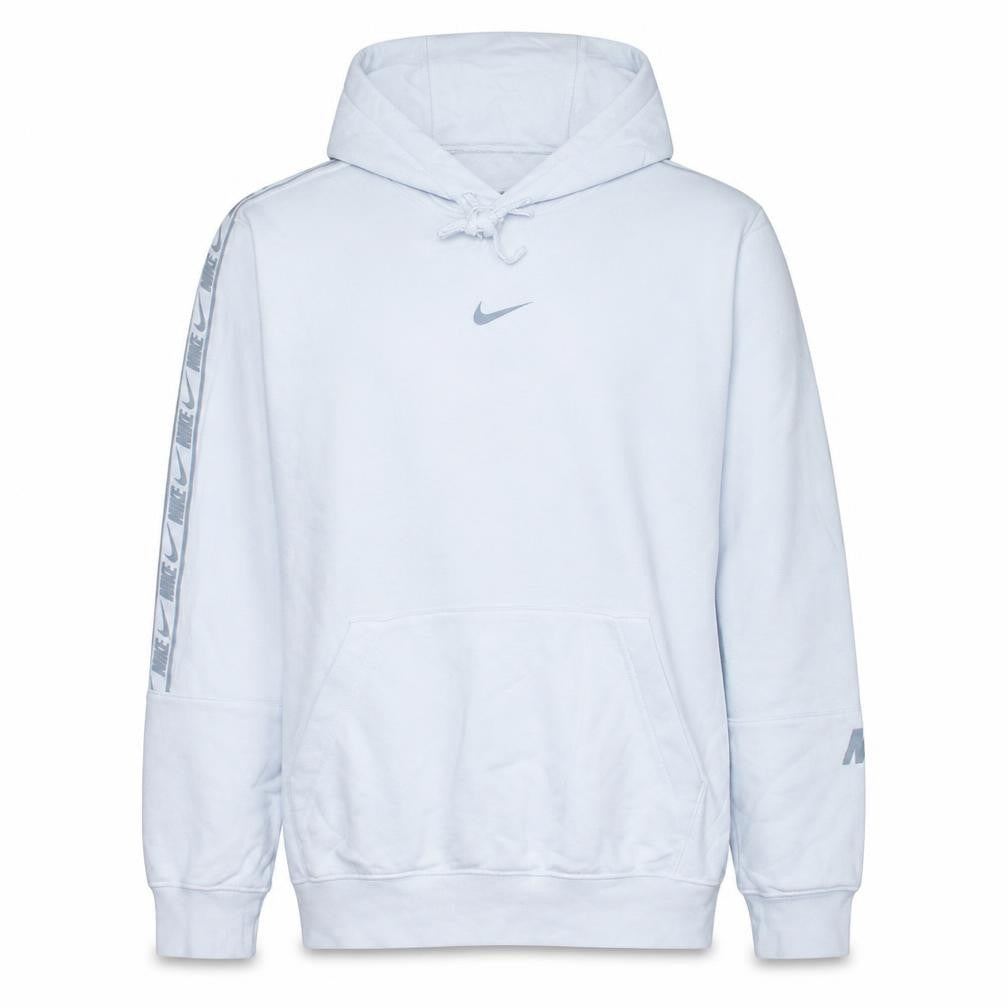 Nike Men's White Pullover Hoodie M Classic Fit Logo Fleece