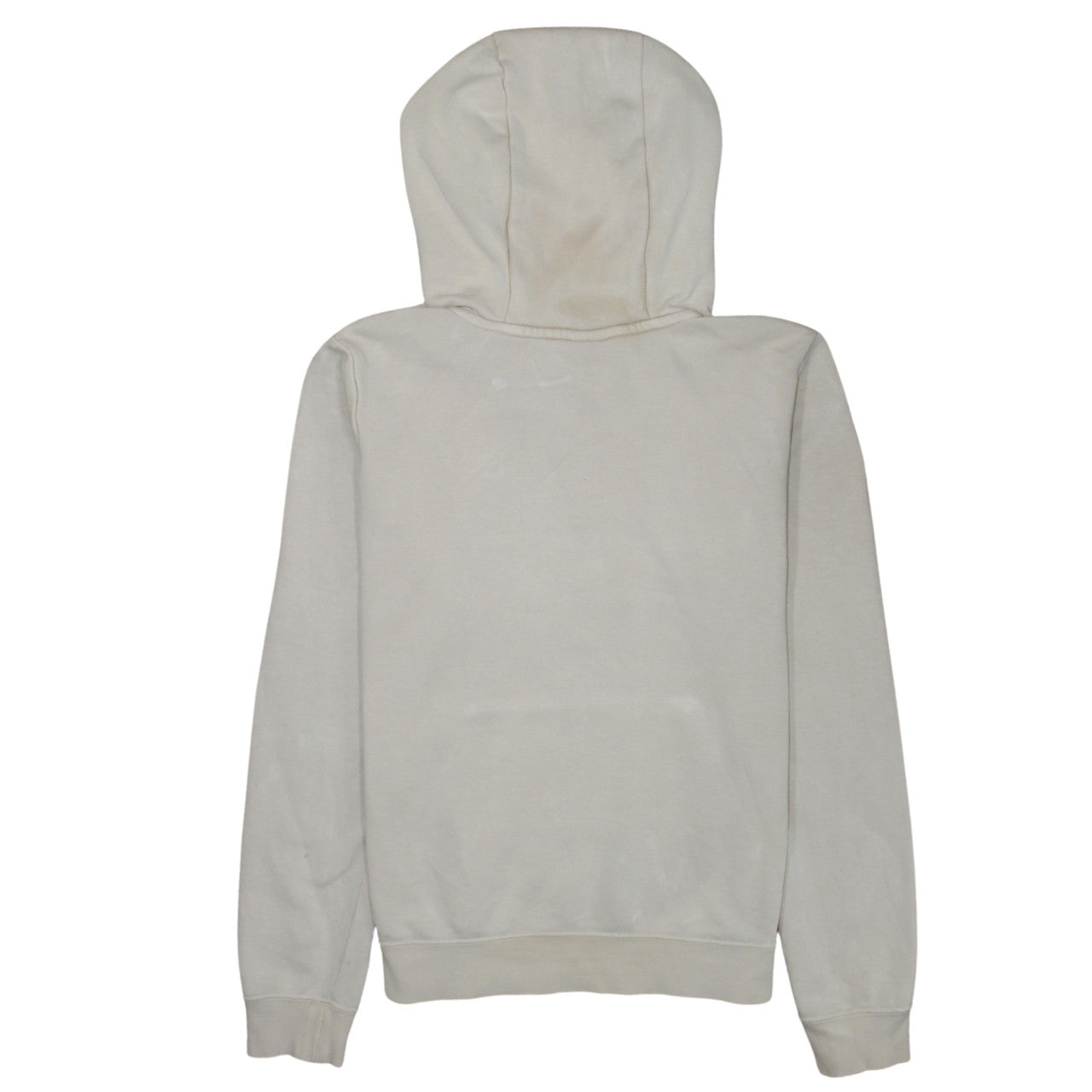 Nike Women Beige Pullover Hoodie Small Cotton Blend Casual Fit