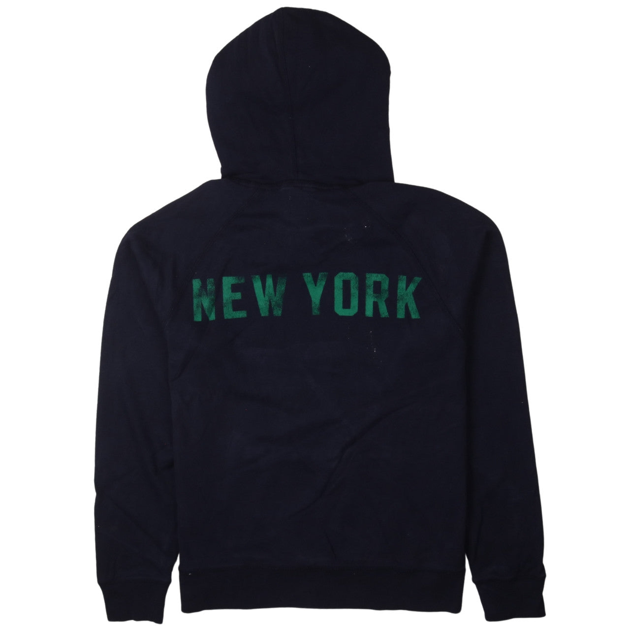 GAP Men's Blue Pullover Hoodie Size S Logo New York Sweatshirt