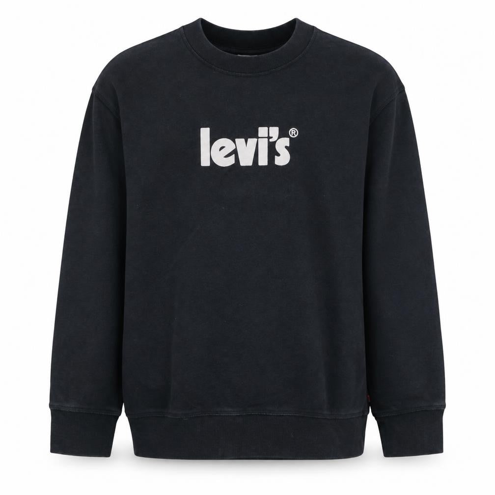 Levi's Mens Black XS Graphic Logo Crew Neck Sweatshirt