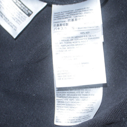 Additional view of Levi's men’s black xs graphic logo crew neck sweatshirt