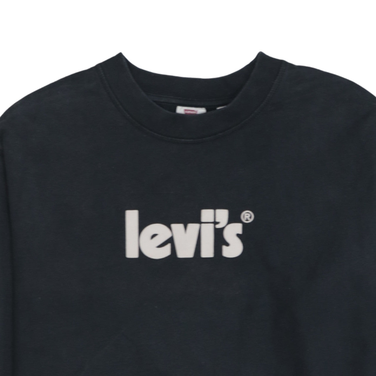Levi's Mens Black XS Graphic Logo Crew Neck Sweatshirt