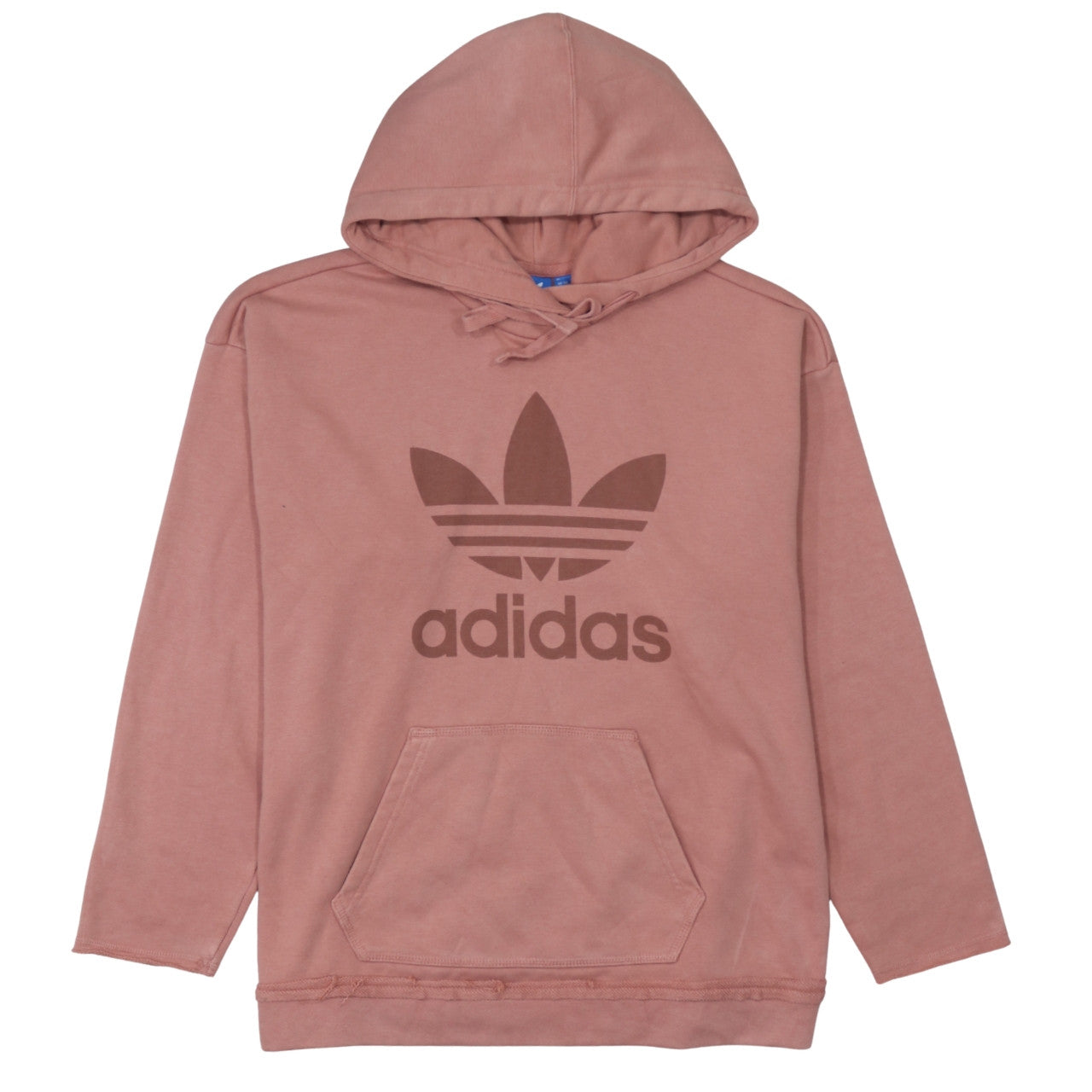 Adidas Women’s Pink Pullover Hoodie Size 10 Logo Print Casual