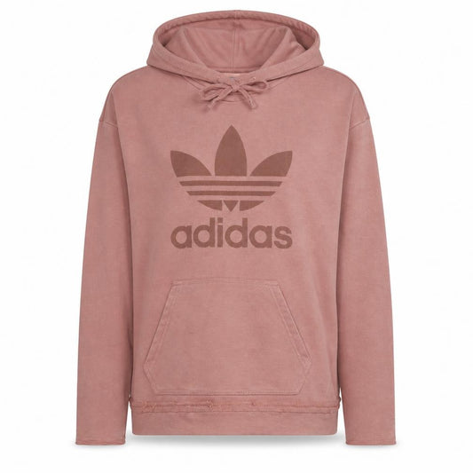 Adidas Women’s Pink Pullover Hoodie Size 10 Logo Print Casual