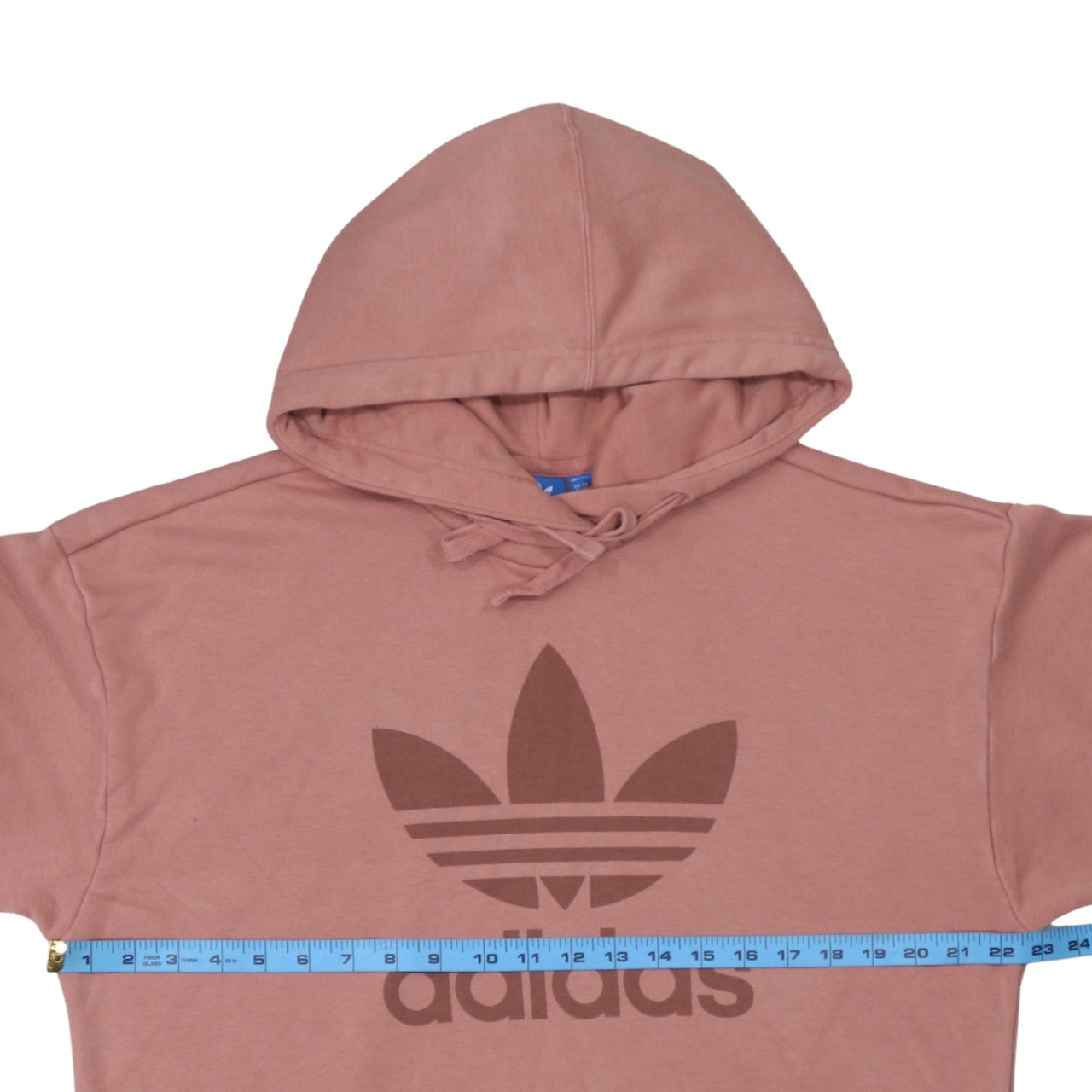 Adidas Women’s Pink Pullover Hoodie Size 10 Logo Print Casual